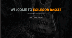 Desktop Screenshot of egilegorbasses.com